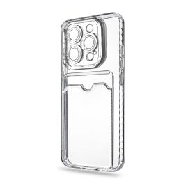 Чехол для Apple iPhone 15 Pro Max PromiseMobile силиконовый с картхолдером <прозрачный>