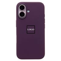 Чехол для Apple iPhone 16 силиконовый MagSafe (анимация работает) <фиолетовый> (премиум) ― OnlineBazar.su