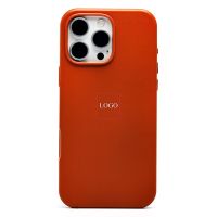 Чехол для Apple iPhone 16 Pro Max экокожа MagSafe <оранжевый> (премиум) ― OnlineBazar.su
