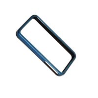 Чехол для Apple iPhone 4s бампер металл+пластик BM01 <черно-синий> ― OnlineBazar.su