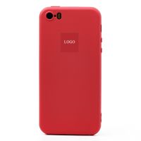 Чехол для Apple iPhone 5s силиконовый Soft Touch 2 <бордовый> (премиум) ― OnlineBazar.su