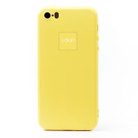 Чехол для Apple iPhone 5 силиконовый Soft Touch 2 <желтый> (премиум) ― OnlineBazar.su
