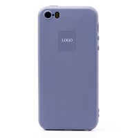 Чехол для Apple iPhone 5 силиконовый Soft Touch 2 <серый> (премиум) ― OnlineBazar.su