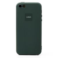 Чехол для Apple iPhone 5 силиконовый Soft Touch 2 <темно-зеленый> (премиум) ― OnlineBazar.su
