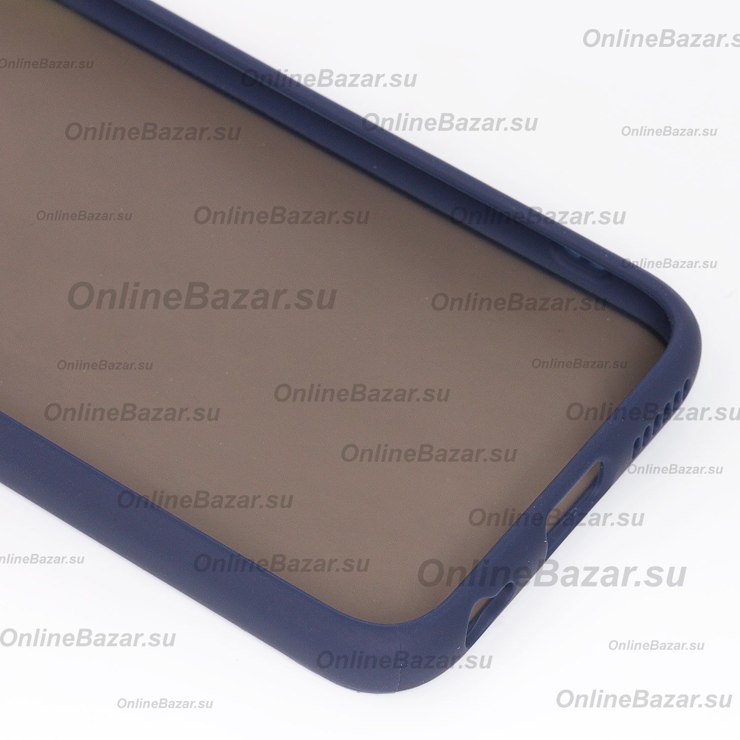 Чехол для Apple iPhone 6 пластиковый с окантовкой <синий> ― OnlineBazar.su
