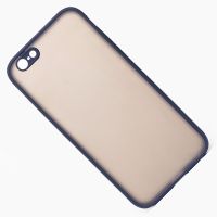 Чехол для Apple iPhone 6 пластиковый с окантовкой <синий> ― OnlineBazar.su