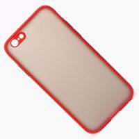 Чехол для Apple iPhone 6 пластиковый с окантовкой <красный> ― OnlineBazar.su