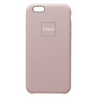 Чехол для Apple iPhone 6 силиконовый Soft Touch <бежевый> (премиум) ― OnlineBazar.su