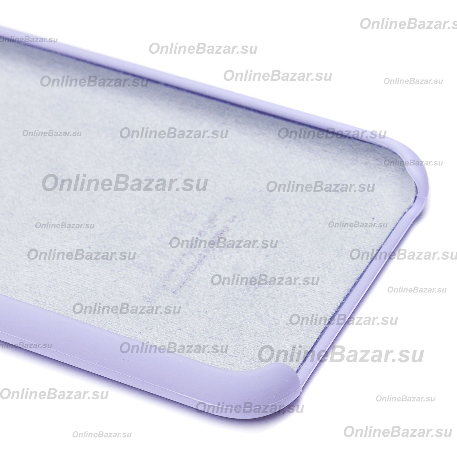 Чехол для Apple iPhone 6 силиконовый Soft Touch <пастельный фиолетовый> (премиум) ― OnlineBazar.su