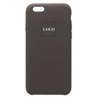 Чехол для Apple iPhone 6s силиконовый Soft Touch <темно-бежевый> (премиум) ― OnlineBazar.su