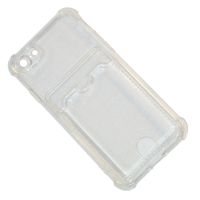 Чехол для Apple iPhone SE 2022 силиконовый с картхолдером №5 <прозрачный> ― OnlineBazar.su