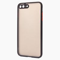 Чехол для Apple iPhone 8 Plus пластиковый с окантовкой <черный> ― OnlineBazar.su