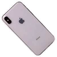 Чехол для Apple iPhone X силиконовый ультратонкий <прозрачный> ― OnlineBazar.su