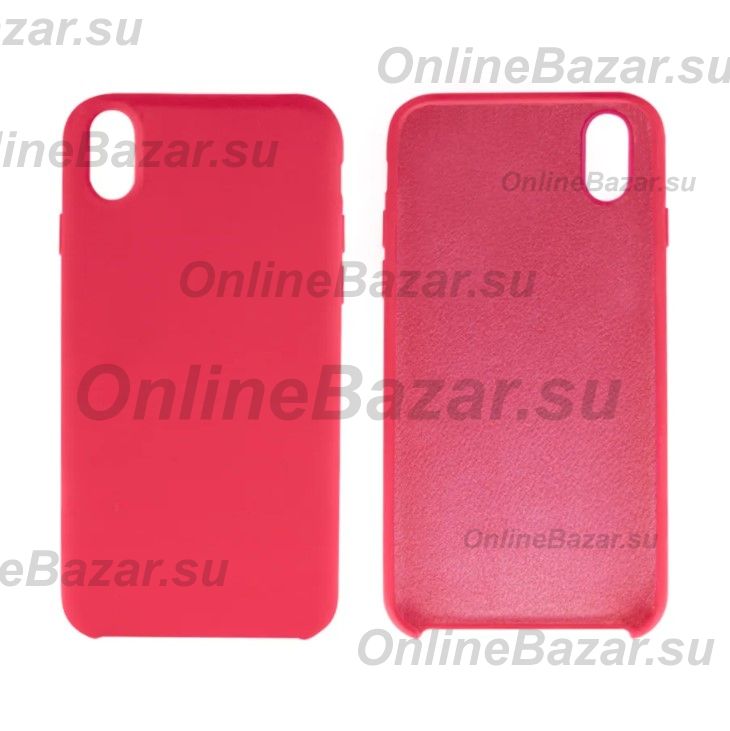 Чехол для Apple iPhone X PromiseMobile силиконовый Soft Touch <гранат> ― OnlineBazar.su