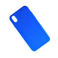 Чехол для Apple iPhone X PromiseMobile силиконовый Soft Touch <синий> ― OnlineBazar.su
