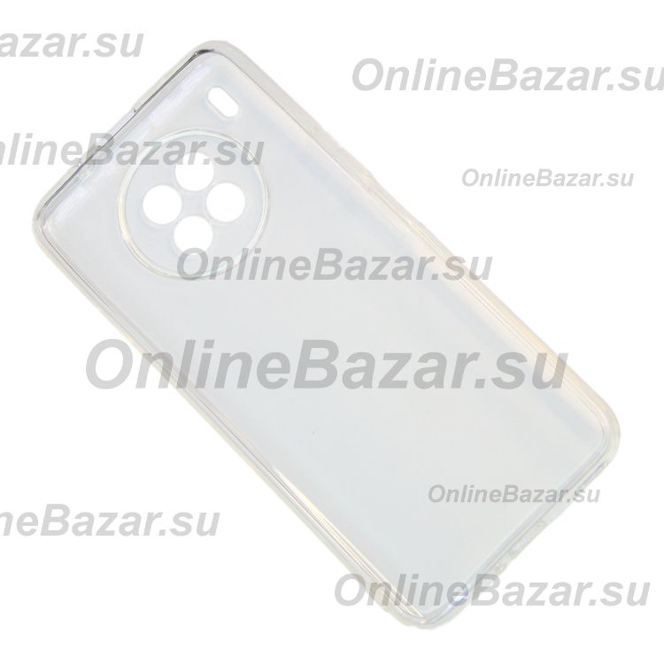 Чехол для Huawei Honor 50 Lite силиконовый (0,9 mm) <прозрачный> ― OnlineBazar.su