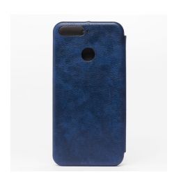 Чехол для Huawei Honor 7A Pro флип боковой кожзам №3 <синий>