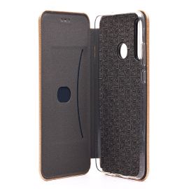 Чехол для Honor 20e (HRY-LX1T) флип боковой кожзам №3 <золотой>