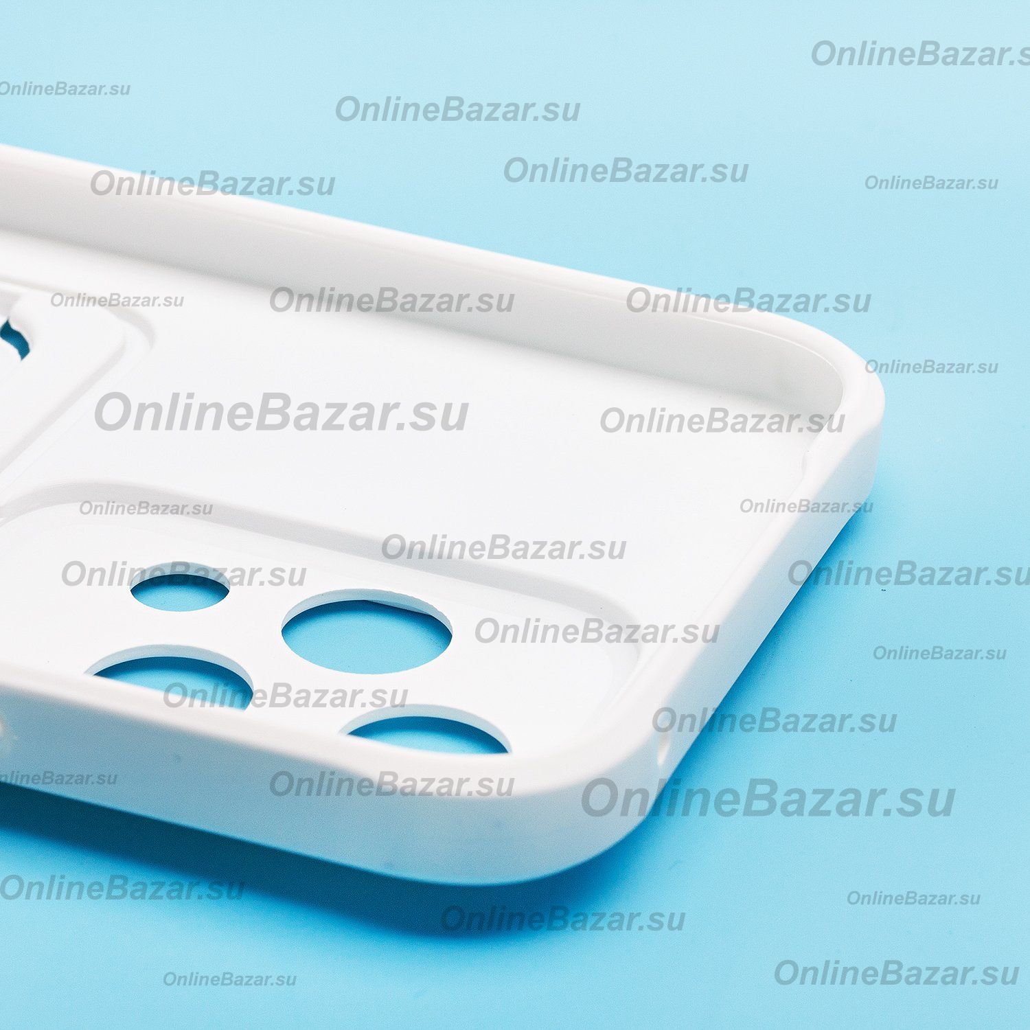 Чехол для Honor 200 Lite (LLY-NX1) силиконовый с картхолдером №4 <белый> ― OnlineBazar.su