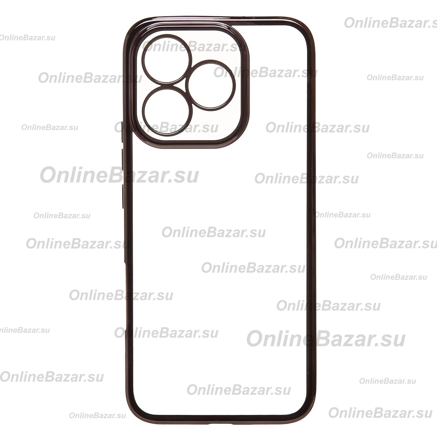 Чехол для Huawei Honor 400 Lite силиконовый ультратонкий Pilot <черный> ― OnlineBazar.su