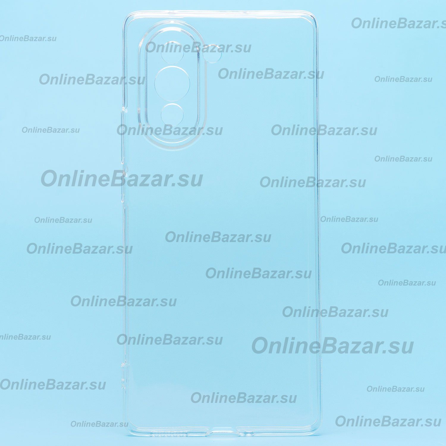 Чехол для Huawei Nova 10 силиконовый ультратонкий <прозрачный> ― OnlineBazar.su