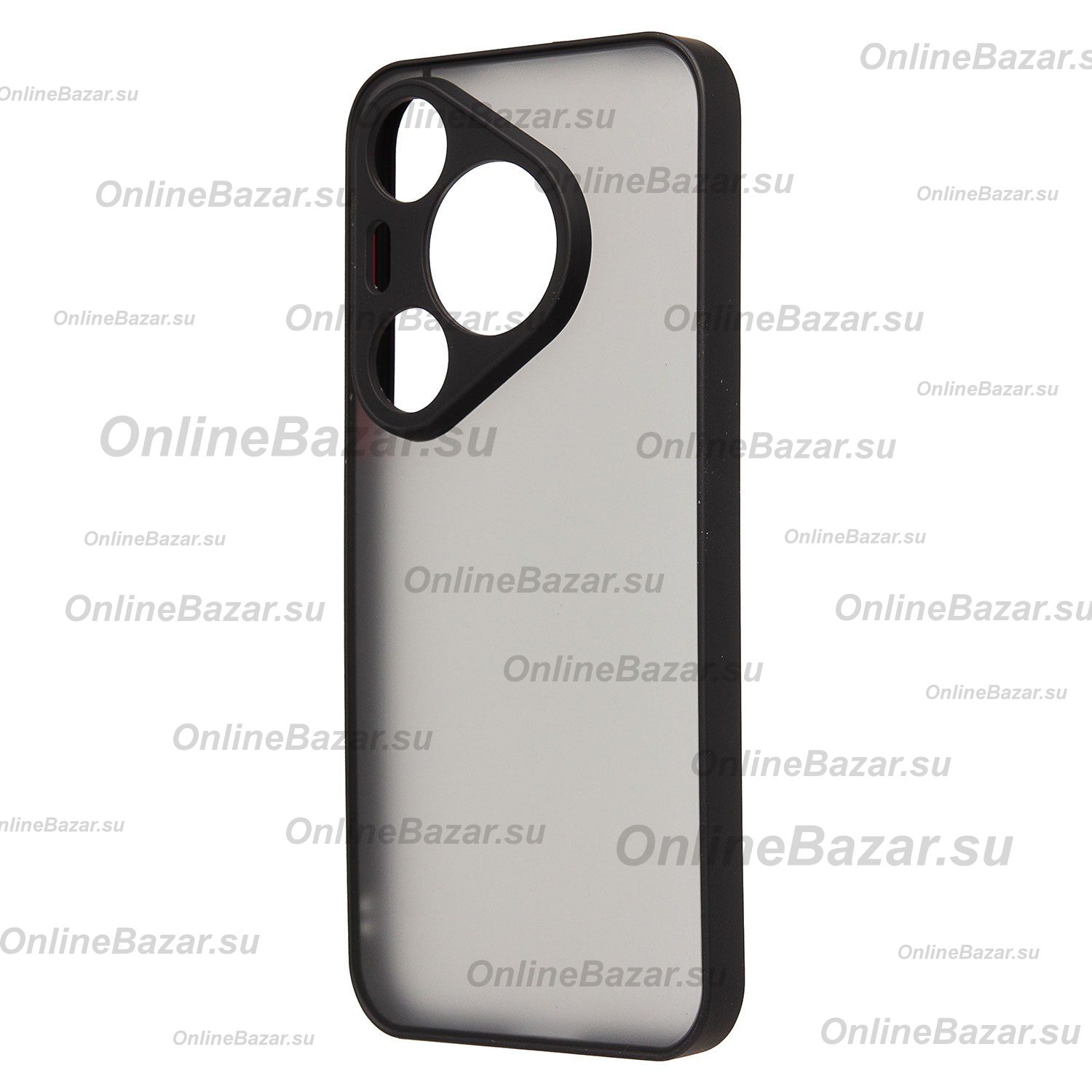 Чехол для Huawei HBN-LX9 пластиковый с окантовкой <черный> ― OnlineBazar.su