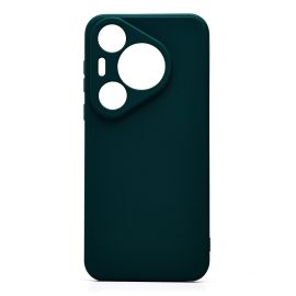 Чехол для Huawei HBN-LX9 силиконовый Soft Touch 4 <темно-зеленый>