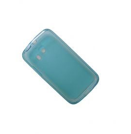 Чехол для Huawei U8655 (Ascend Y200) силиконовый матовый <голубой>