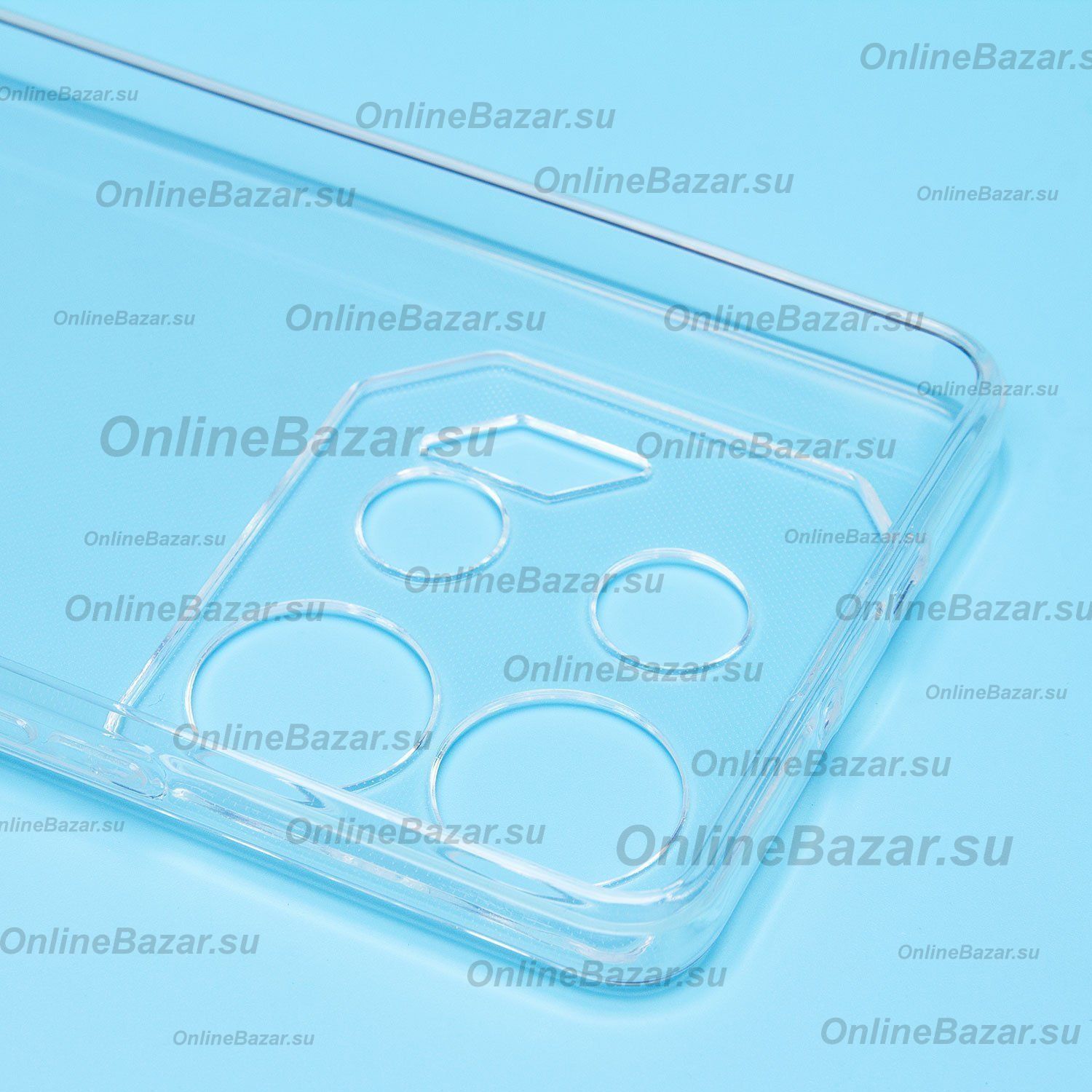 Чехол для Infinix GT 10 Pro (X6739) силиконовый ультратонкий <прозрачный> ― OnlineBazar.su