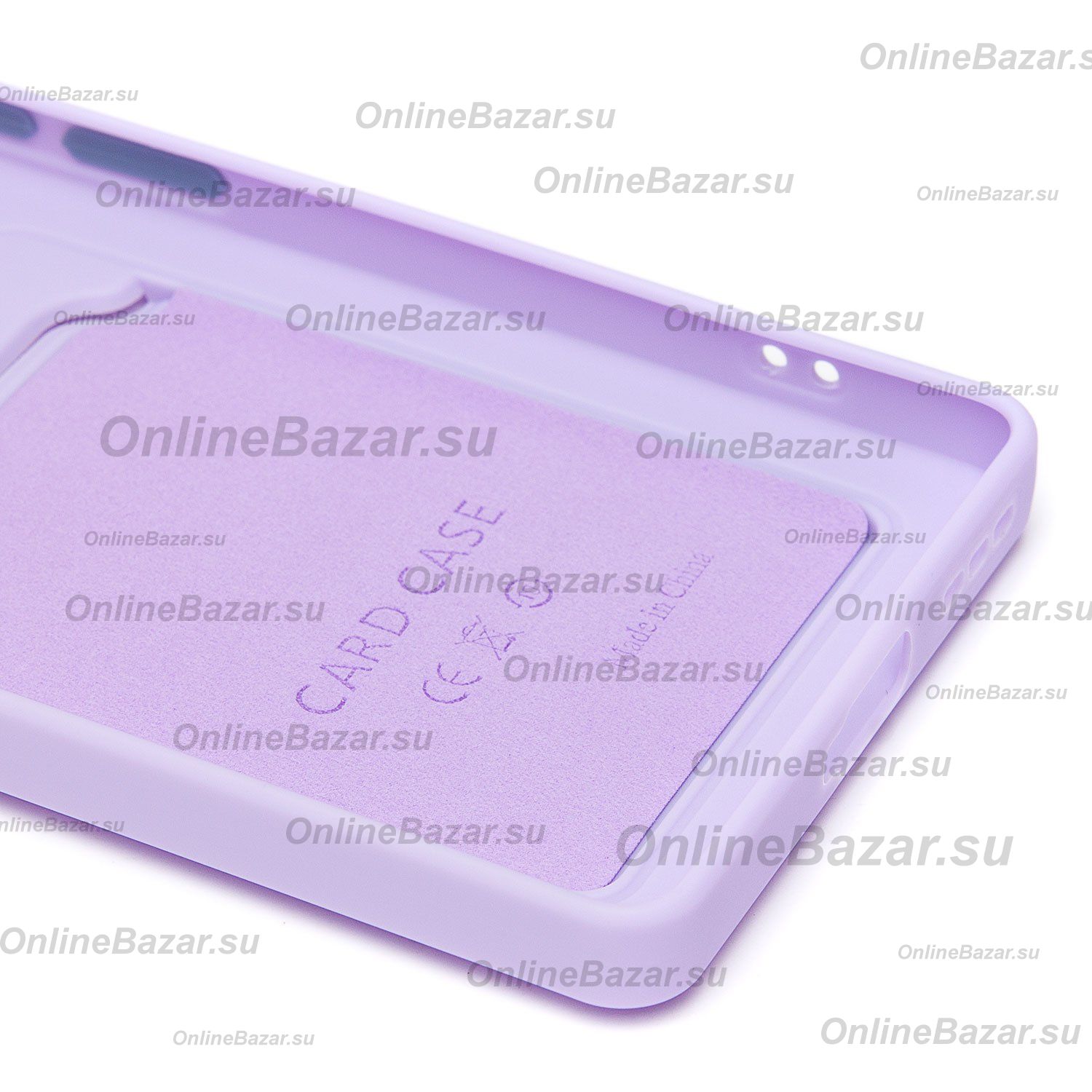 Чехол для Infinix GT 20 Pro (X6871) силиконовый с картхолдером №9 <светло-фиолетовый> ― OnlineBazar.su