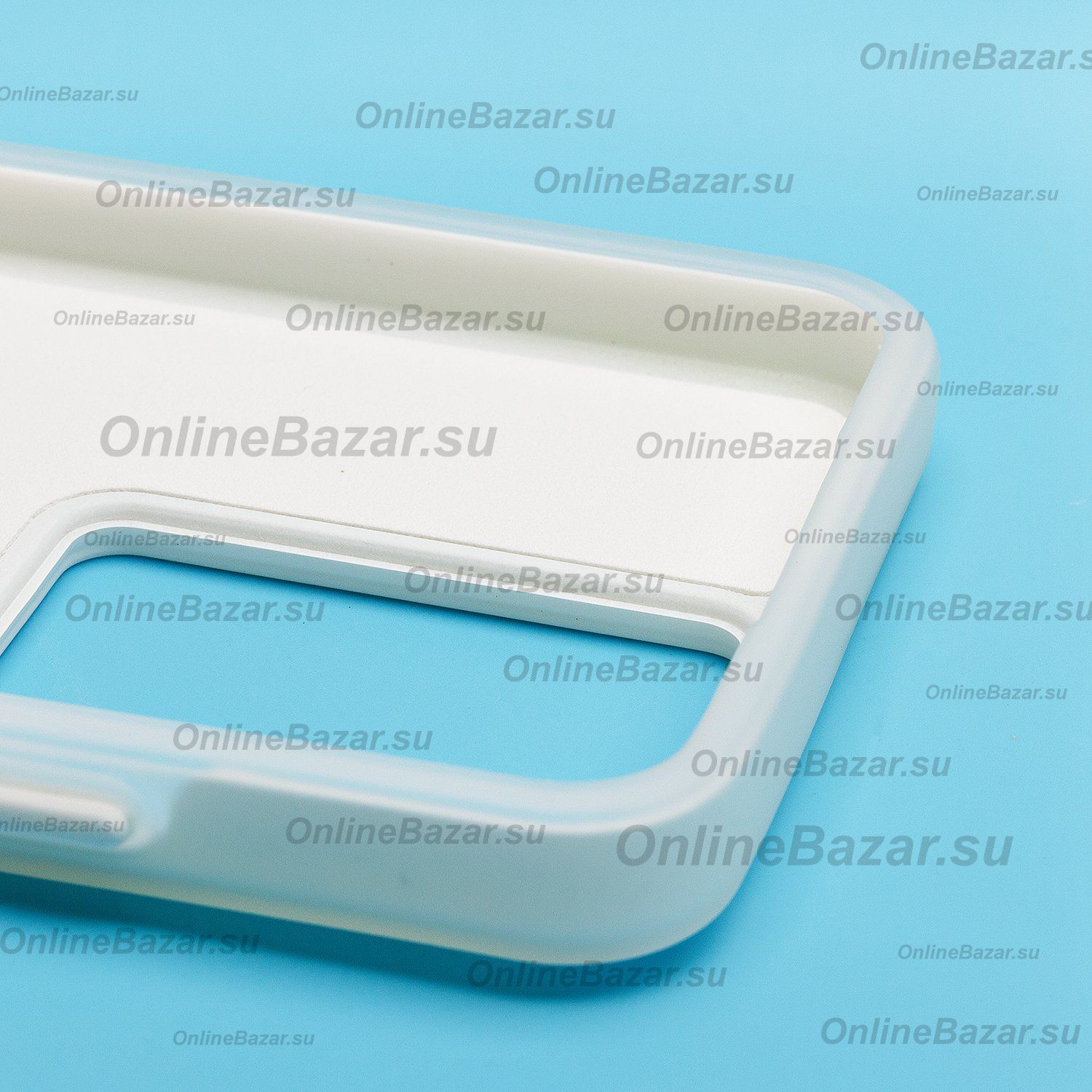 Чехол для Infinix Hot 30i (X669D) силиконовый матовый №10 <белый> ― OnlineBazar.su