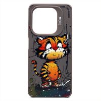 Чехол для Infinix Hot 40i (X6528B) силиконовый (рис. 335/тигр) <серый> ― OnlineBazar.su