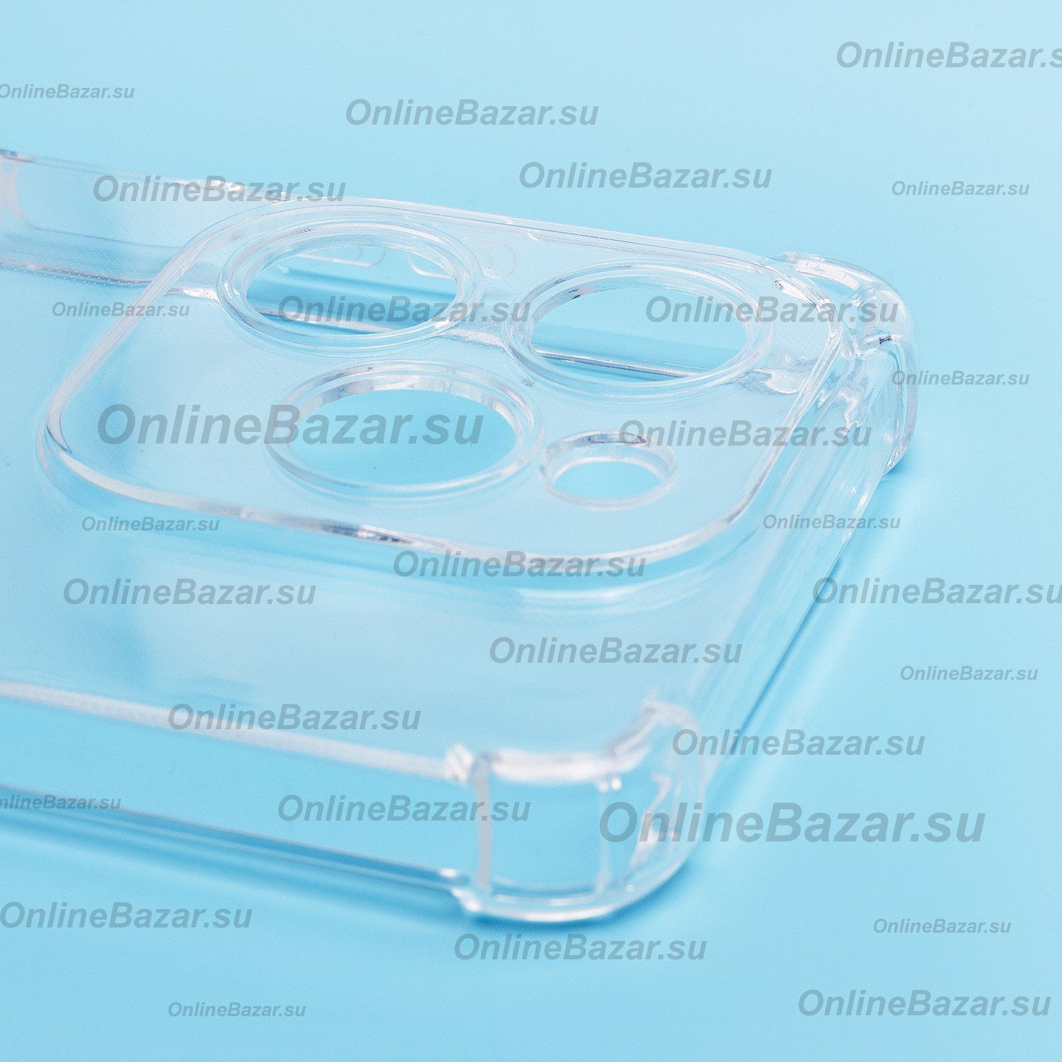 Чехол для Infinix Hot 40i (X6528B) силиконовый ультратонкий <прозрачный> ― OnlineBazar.su