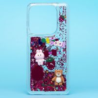 Чехол для Infinix Hot 40i (X6528B) силиконовый 3D игрушки <бордовый> ― OnlineBazar.su