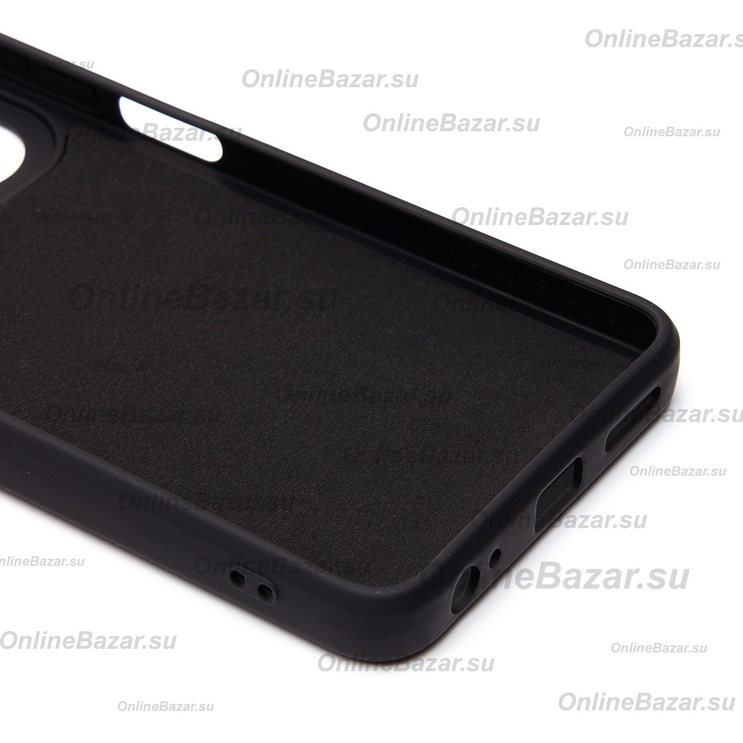 Чехол для Infinix Hot 40i (X6528B) силиконовый Soft Touch 4 <черный> ― OnlineBazar.su