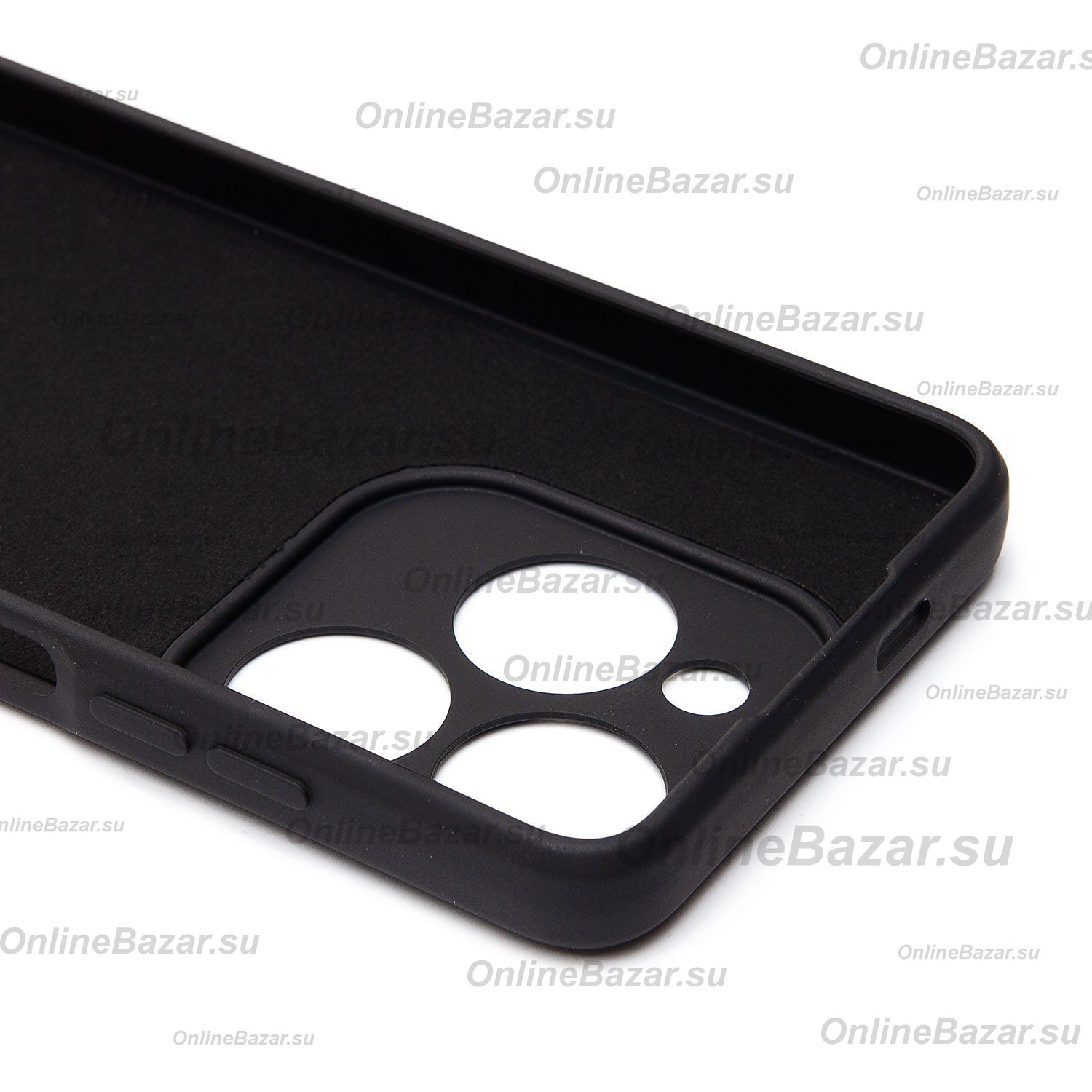 Чехол для Infinix Hot 40i (X6528B) силиконовый Soft Touch 4 <черный> ― OnlineBazar.su