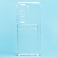 Чехол для Infinix Hot 50 (X6882) силиконовый с картхолдером №2 <прозрачный> ― OnlineBazar.su