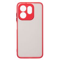 Чехол для Infinix Hot 50i (X6531B) пластиковый с окантовкой <красный> ― OnlineBazar.su