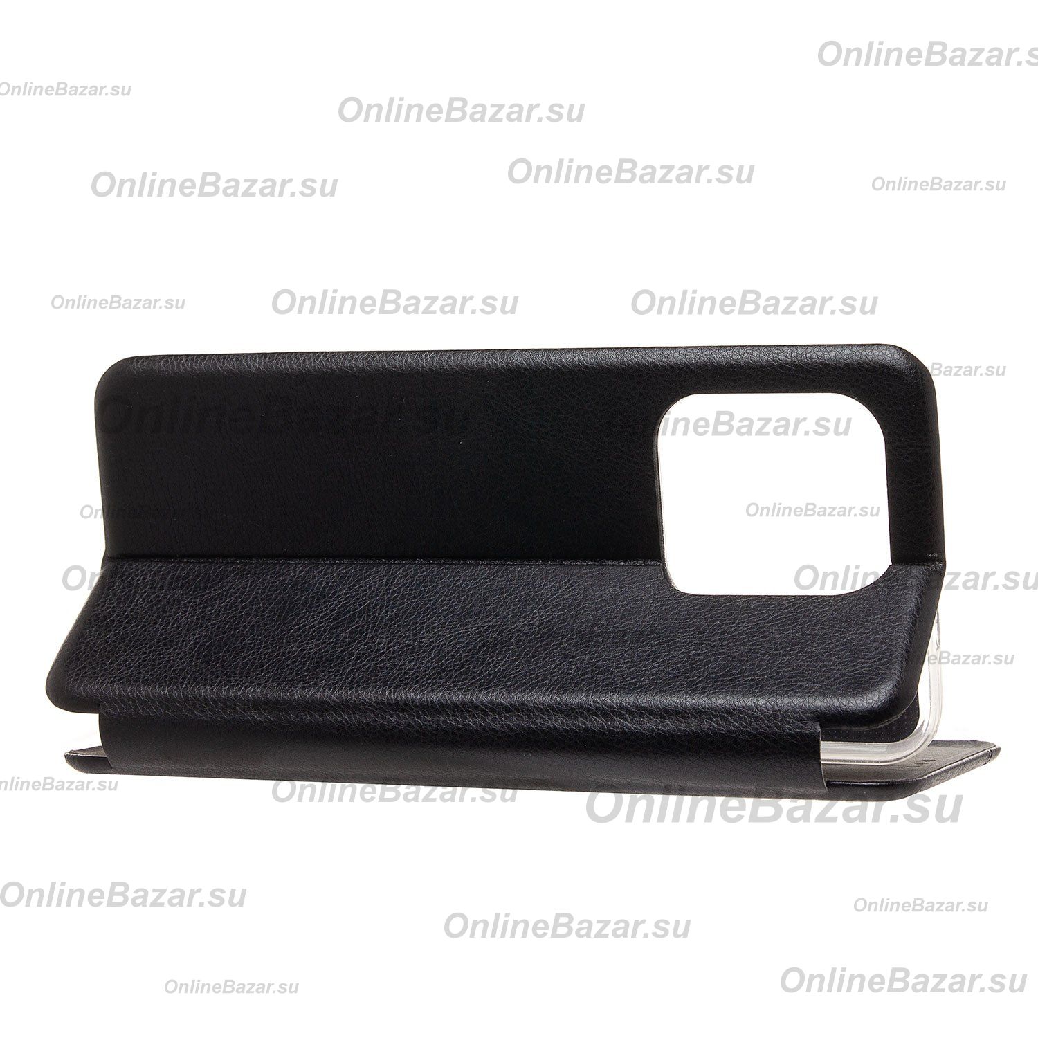 Чехол для Infinix Hot 50i (X6531B) флип боковой кожзам №3 <черный> ― OnlineBazar.su
