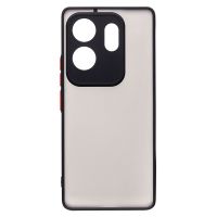 Чехол для Infinix Zero 30 (X6731B) пластиковый с окантовкой <черный> ― OnlineBazar.su