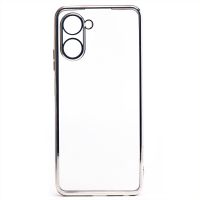 Чехол для Realme 10 Pro 5G силиконовый ультратонкий Pilot <серебристый> ― OnlineBazar.su