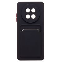 Чехол для Realme 12 5G силиконовый с картхолдером №9 <черный> ― OnlineBazar.su