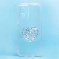 Чехол для Realme 9i силиконовый с попсокетом сердце <прозрачный> ― OnlineBazar.su