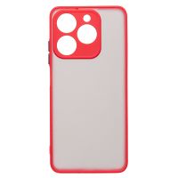 Чехол для Realme RMX3939 пластиковый с окантовкой <красный> ― OnlineBazar.su