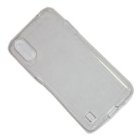 Чехол для Samsung SM-A015F (Galaxy A01) силиконовый ультратонкий <прозрачный> ― OnlineBazar.su