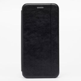 Чехол для Samsung SM-M015F (Galaxy M01) флип боковой кожзам №3 <черный>