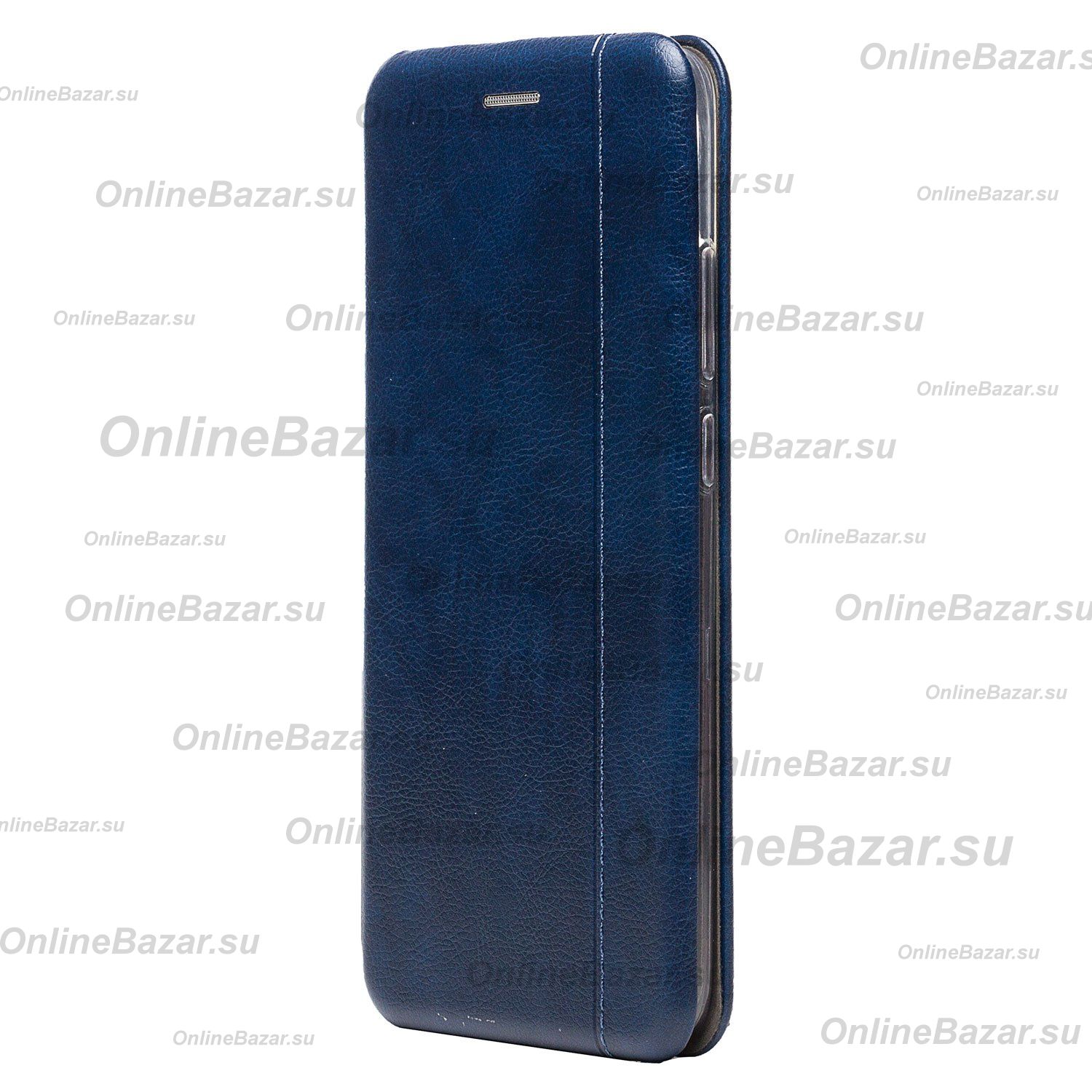 Чехол для Samsung SM-A035F (Galaxy A03) флип боковой кожзам №3 <синий> ― OnlineBazar.su