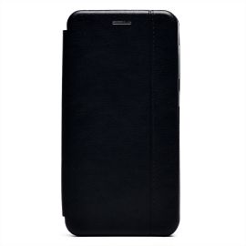 Чехол для Samsung SM-A105F (Galaxy A10) флип боковой кожзам №3 <черный>