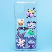 Чехол для Samsung SM-A125F (Galaxy A12) силиконовый 3D игрушки <фиолетовый> ― OnlineBazar.su