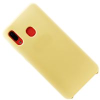 Чехол для Samsung SM-A205F (Galaxy A20) силиконовый Soft Touch <лимонный> (премиум) ― OnlineBazar.su